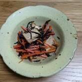 ヒジキと厚揚げの甘辛煮