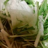 大根と水菜のサラダ