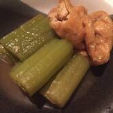 昔ながらの定番 フキと油揚げの煮物