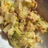 白菜大量消費！コクうま白菜とツナのゴマみそ和え