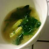 ほうれん草のみそ汁