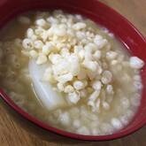 たっぷりキャベツのみそ汁