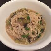 ナスの温麺