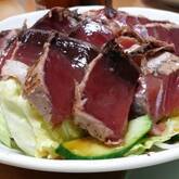 カツオのたたきサラダ風