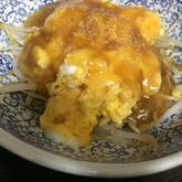 モヤシ炒めのあんかけ