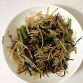 ニラとモヤシの卵炒め