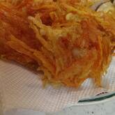 ニンジンとシラスのかき揚げ