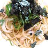 アジのマスタードパスタ