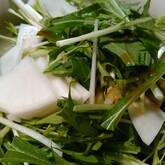カブと水菜のサラダ