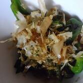 ピーマンのおかか炒め