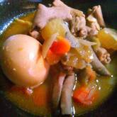 簡単モツ煮込み じっくり煮込む