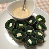 ほうれん草の磯辺巻き