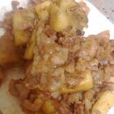 豚とサツマイモの辛みそ炒め