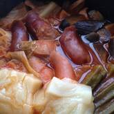 たっぷり野菜のイタリアントマト鍋