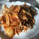 シンプル豚キムチ