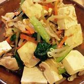 豆腐とモヤシのチャンプルー