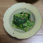 菜の花のナッツ和え