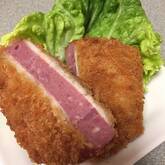 厚切りハムカツ