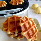 カリっとシュガーのベルギーワッフル（リエージュタイプ）