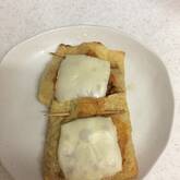 油揚げの納豆袋焼き