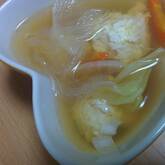 鶏だんごスープ