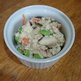 レンジ調理で！木綿豆腐の簡単白和え