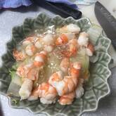白菜のエビあんかけ