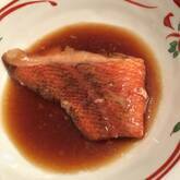 赤魚と小松菜の煮付け