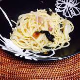 大葉とミョウガの和風パスタ