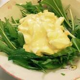 ひと手間でなめらか！卵だけサラダ