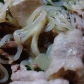 皿盛りすき焼き