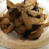 基本のなすの味噌炒め