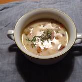 ジャガイモの豆乳スープ