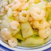白菜のエビあんかけ