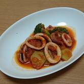 イカのトマトソテー