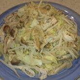 モヤシのマスタード炒め