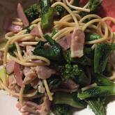 タケノコと菜の花のパスタ