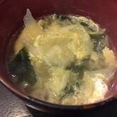 ワカメと卵のスープ