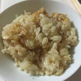 ショウガと油揚げの炊き込みご飯