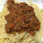 ミートカレーパスタ