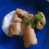 ヨーグルト・焼きバナナソース