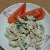 セロリのツナマヨサラダ