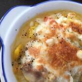 残ったシチューで簡単リメイク！クリームシチューポテトグラタン by 杉本 亜希子さん