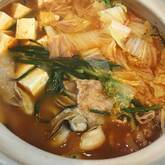 豆腐と豚肉のチゲ鍋