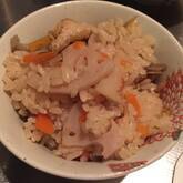 根菜の炊き込みごはん