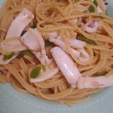 イカ入りパスタ