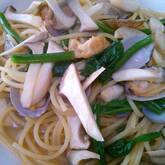 アサリのスープスパゲティ