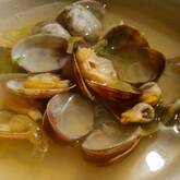 アサリと白ネギのスープ