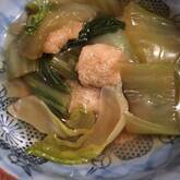 青菜と油揚げの煮浸し