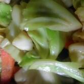 豚肉とキャベツのピリ辛炒め